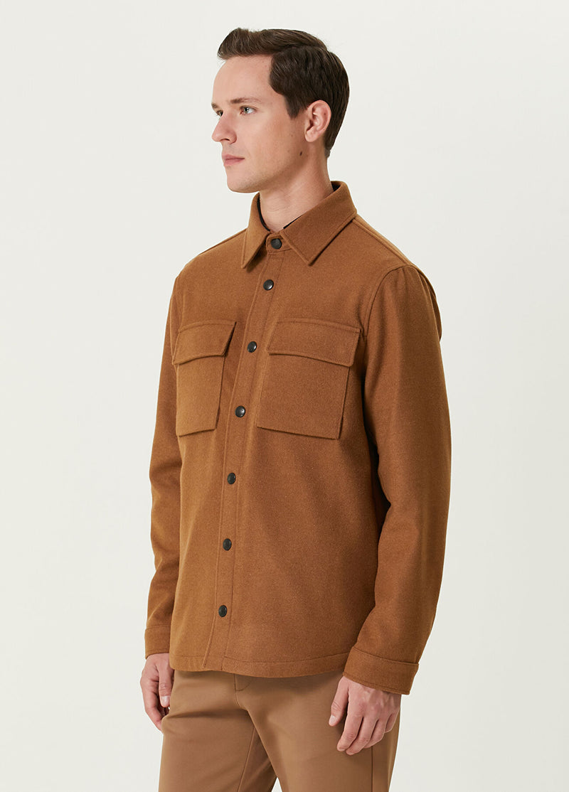 Beymen Club Men Hair Overshirt Camel