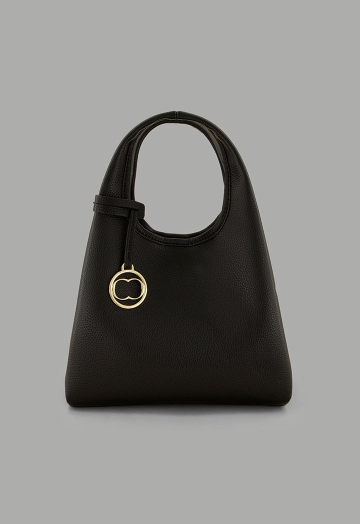 Choice Classic Solid Handbag Black