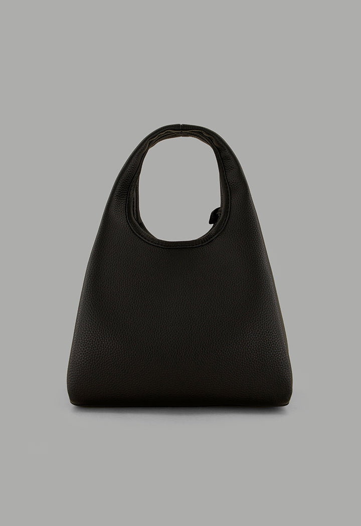 Choice Classic Solid Handbag Black