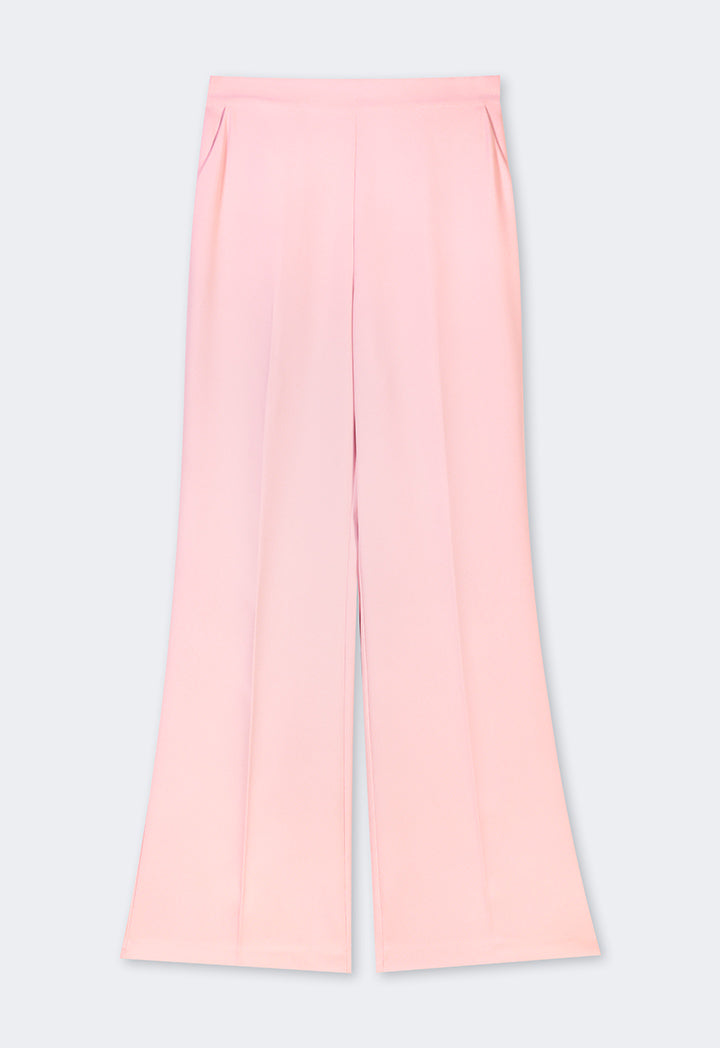 Choice High Low Straight Cut Trousers Blush