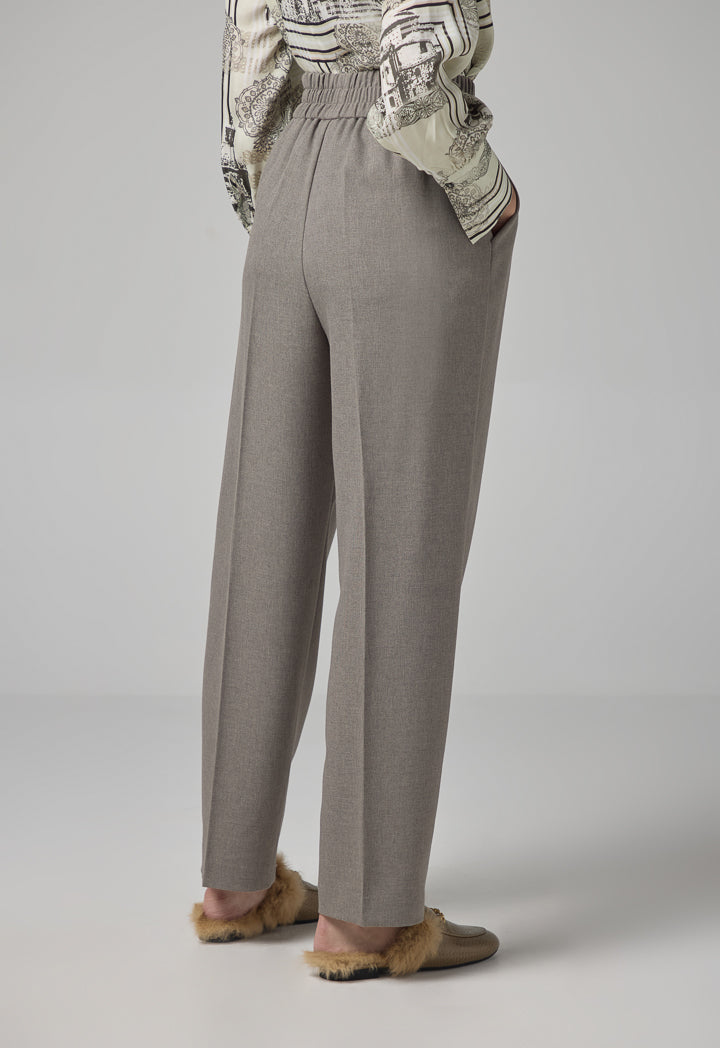 Choice Solid Straight Leg Formal Trousers Anthracite