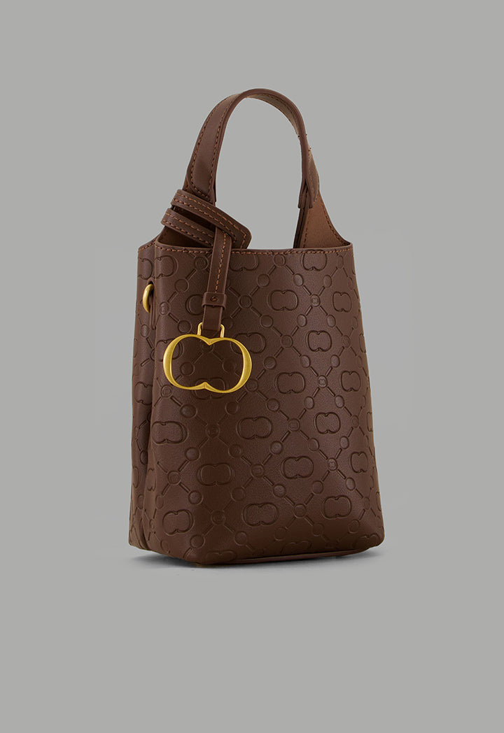 Choice Monogram Mini Shopping Bag Brown