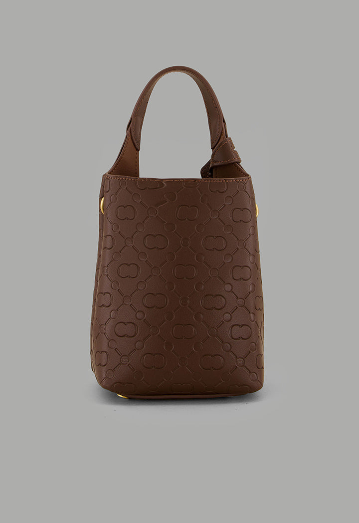 Choice Monogram Mini Shopping Bag Brown