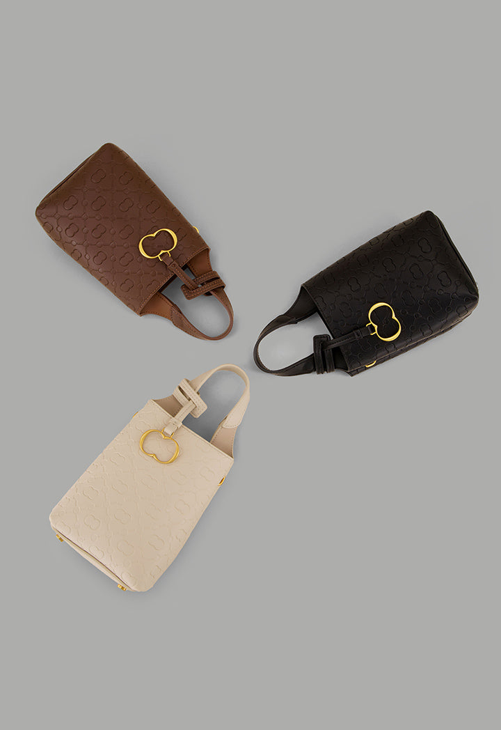 Choice Monogram Mini Shopping Bag Brown