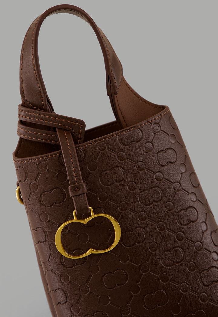 Choice Monogram Mini Shopping Bag Brown