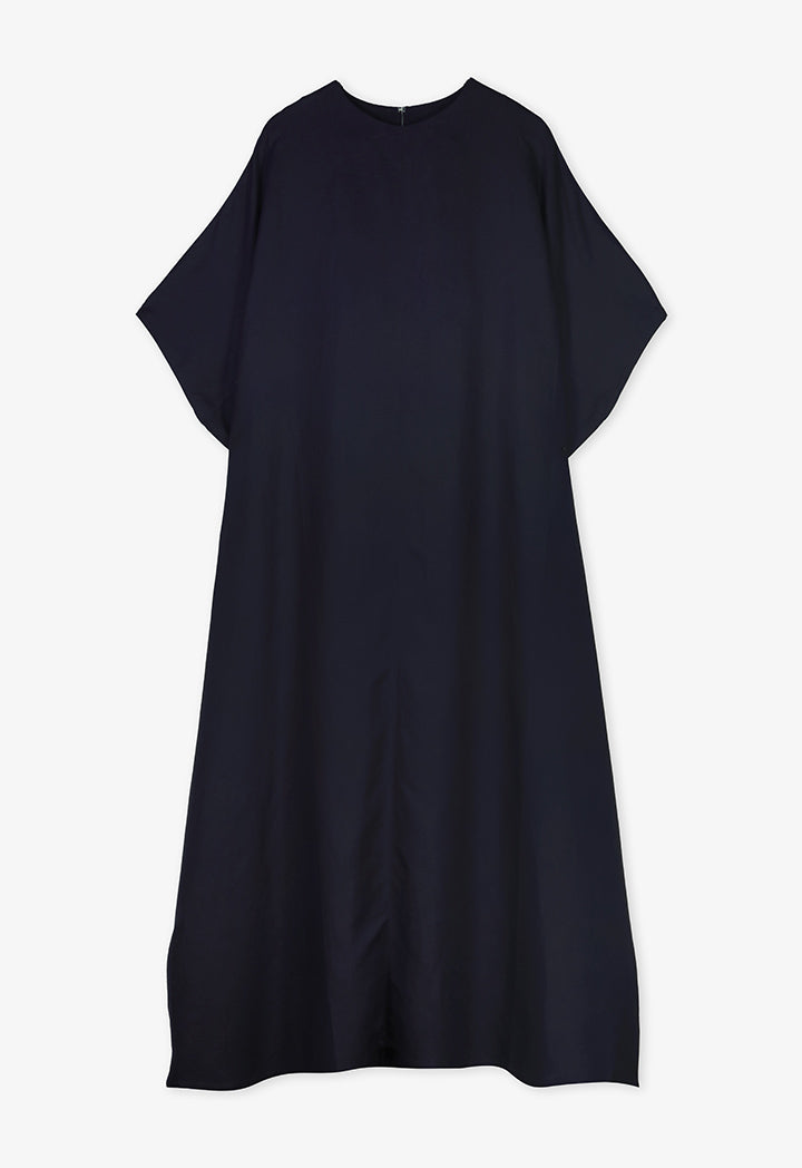 Choice Short Sleeve A-Line Jersey Dress Navy