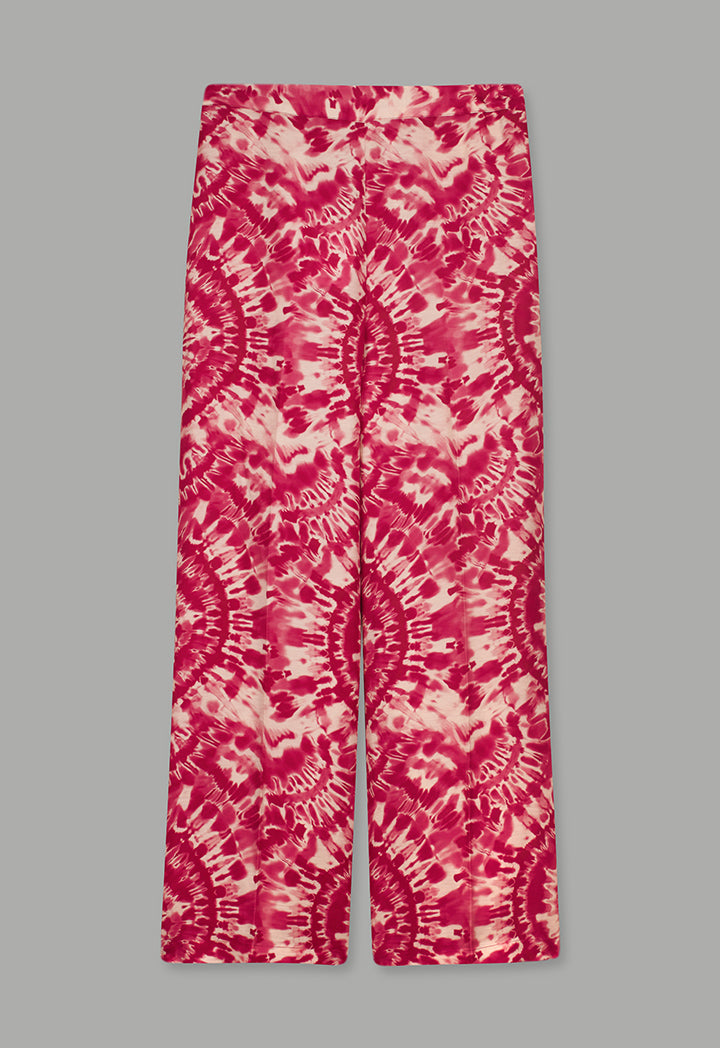Choice Printed Elasticated Waist Trousers Multi Color