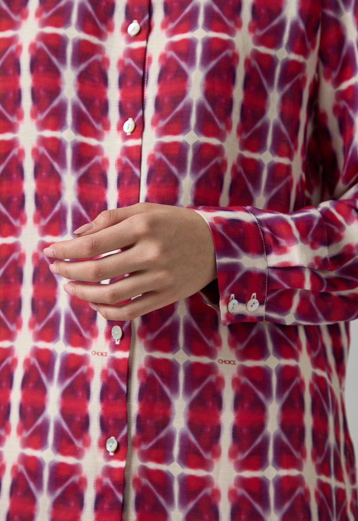 Choice Printed Relaxed Fit Shirt Multi Color