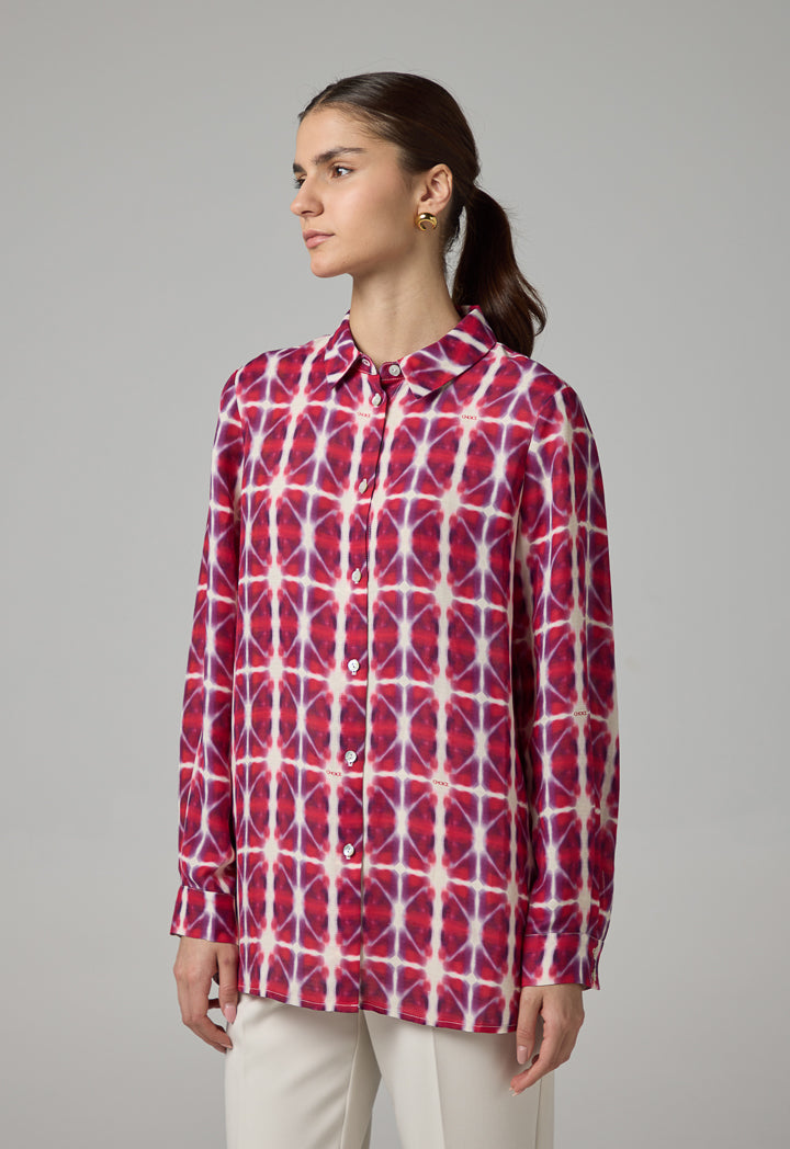 Choice Printed Relaxed Fit Shirt Multi Color