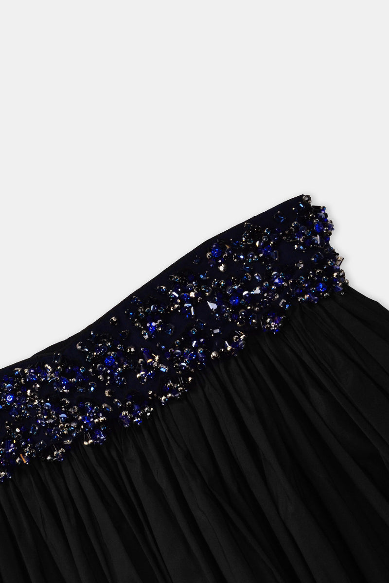 Nean Off-Shoulder Embellished Blouse Black