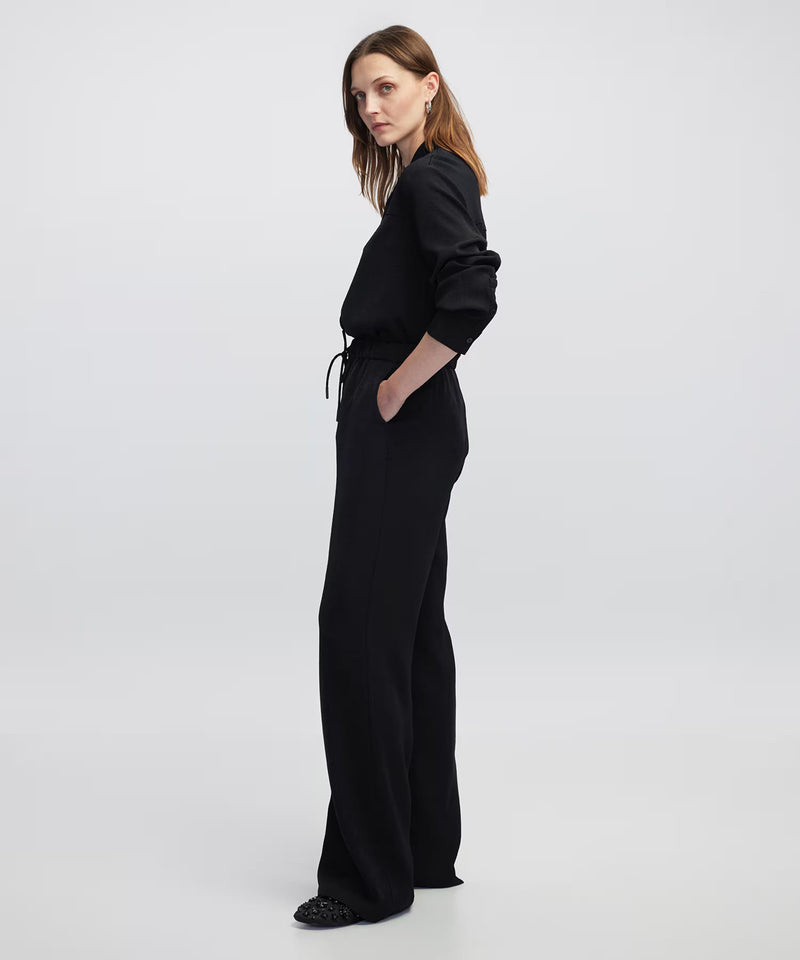 Ipekyol Elastic Waist Trousers Black