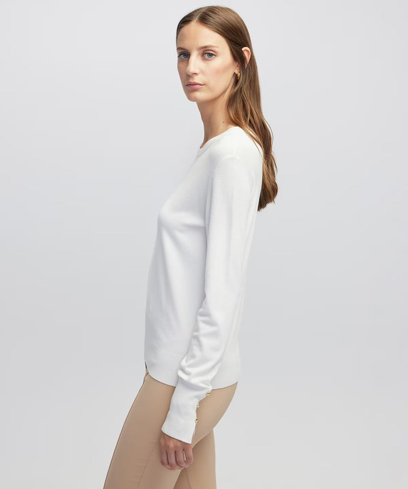 Ipekyol Contrast Button-Down Knitwear Ecru