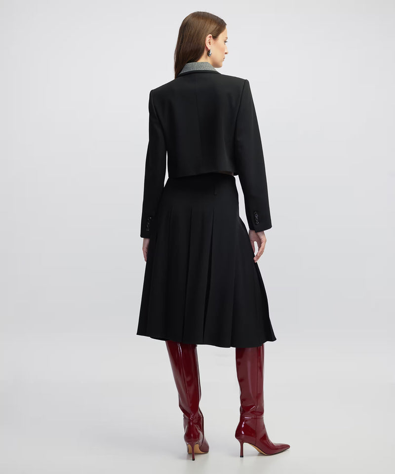 Ipekyol Pleated Midi Skirt Black