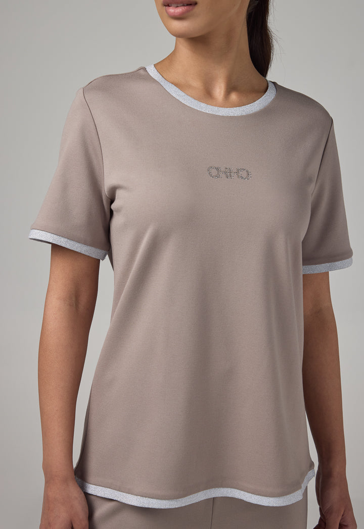 Choice Short Sleeve Contrast T-Shirt Vison