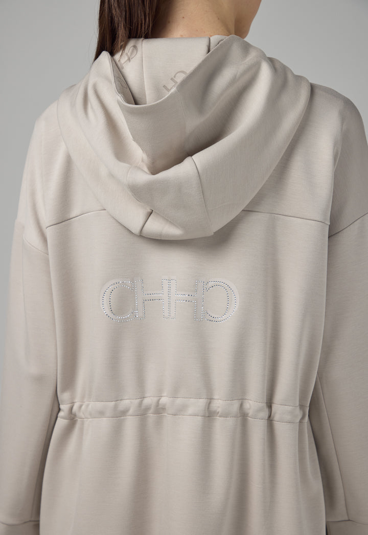 Choice Solid Relaxed Fit Drop Shoulder Jacket Grey