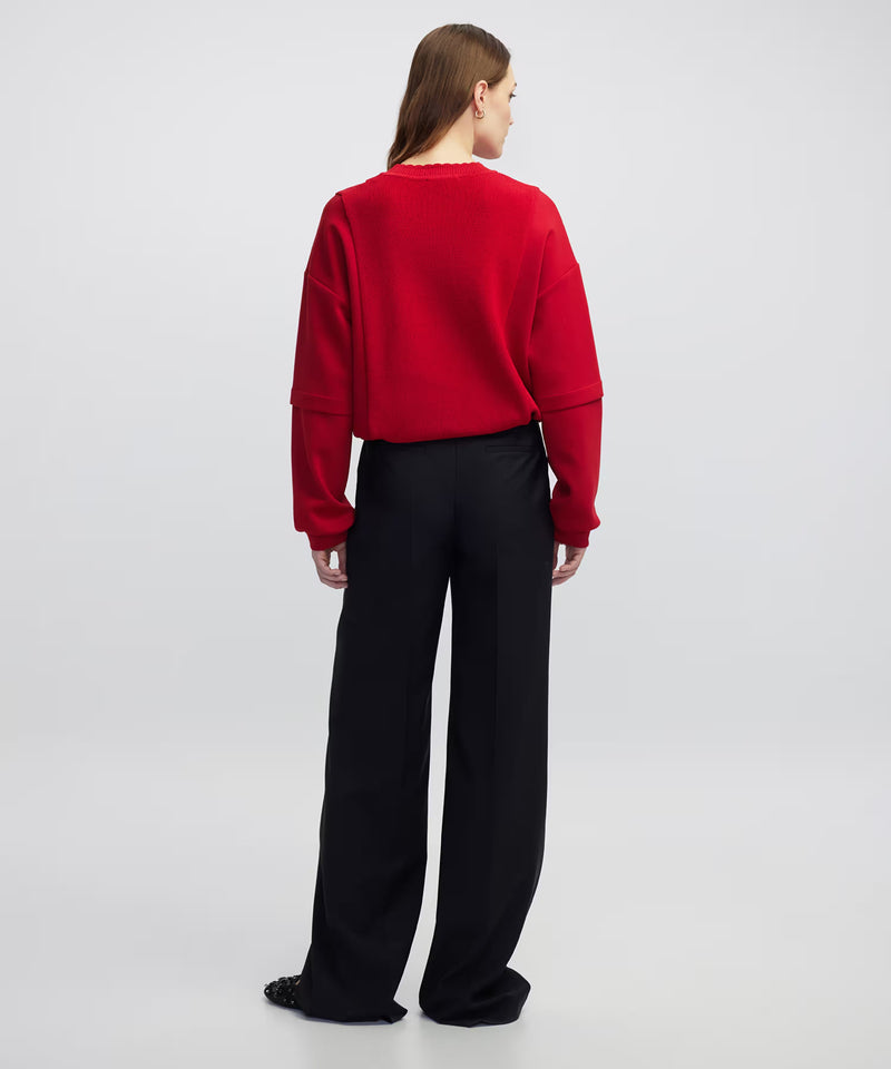 Ipekyol Buttoned Sweatshirt Red