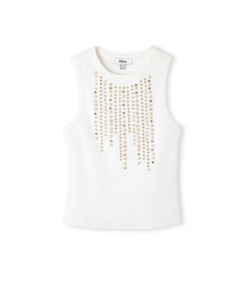 Ipekyol Mixed Accessory T-Shirt Ecru