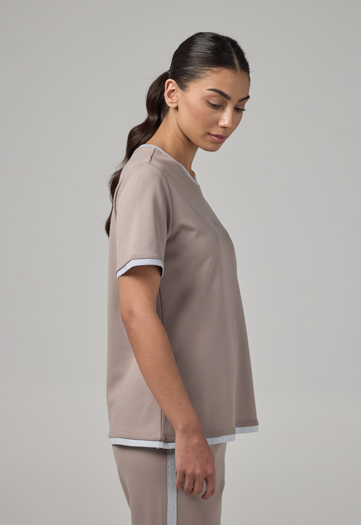 Choice Short Sleeve Contrast T-Shirt Vison