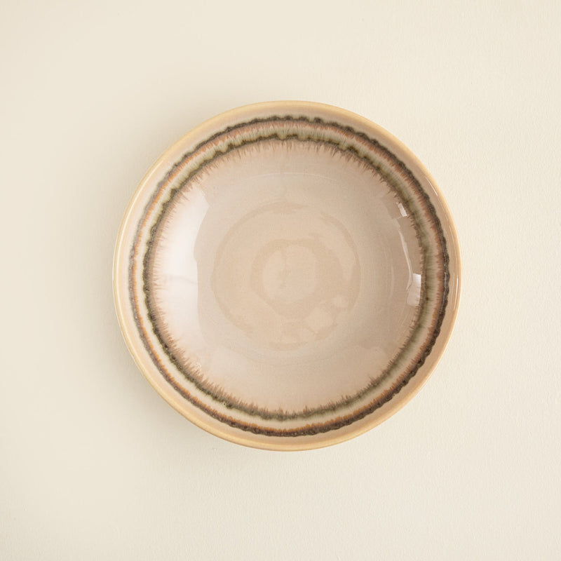 Chakra Acido Deep Plate 22Cm Cream