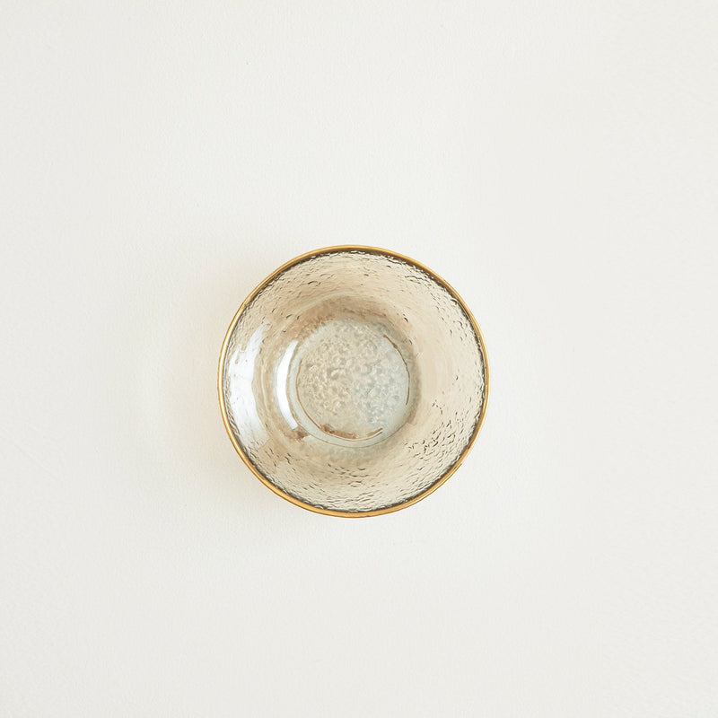 Chakra Regua Amber Gold Bowl 15Cm Gold