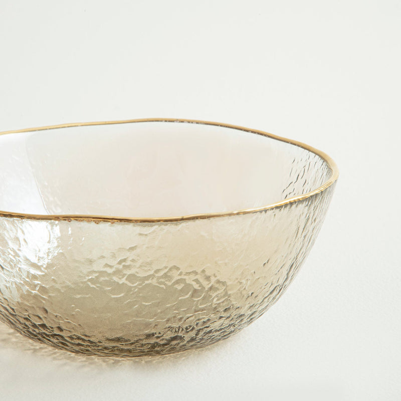Chakra Regua Amber Gold Bowl 15Cm Gold