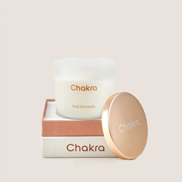 Chakra Scented Candle 200 G - Oud Serenade Oud