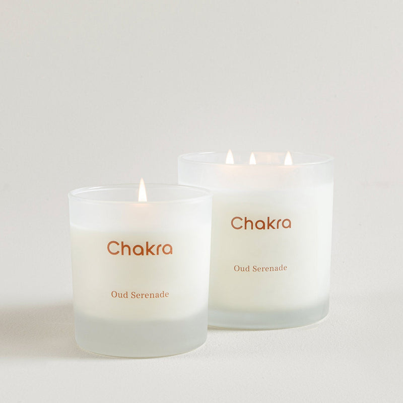 Chakra Scented Candle 200 G - Oud Serenade Oud