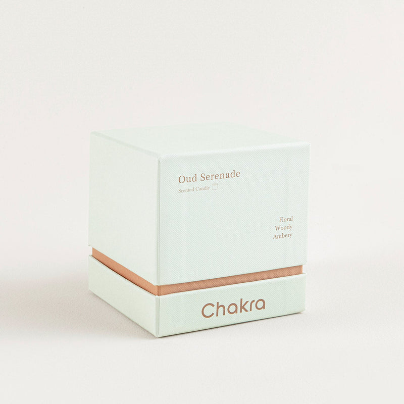 Chakra Scented Candle 200 G - Oud Serenade Oud
