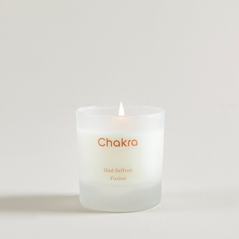 Chakra Scented Candle 200 G - Oud Saffron Fusion Oud
