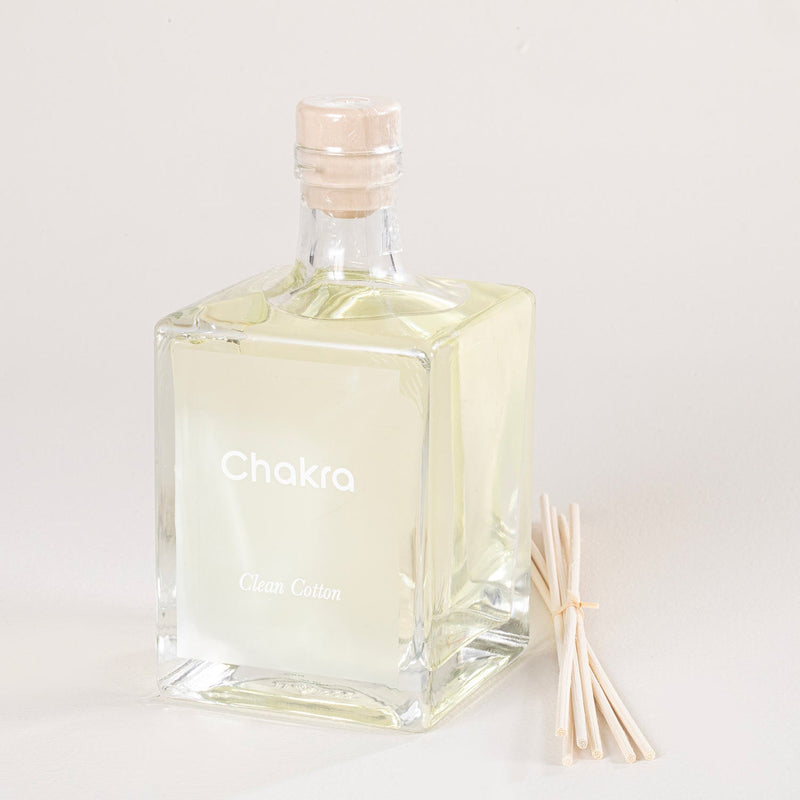 Chakra Reed Diffuser 500 Ml Clean Cotton