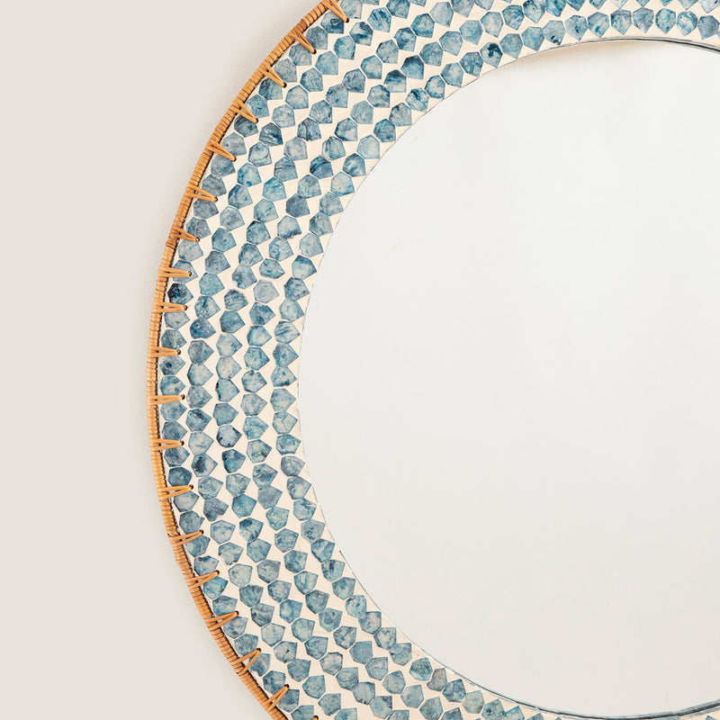 Chakra Hanoi Mirror 80 Cm White