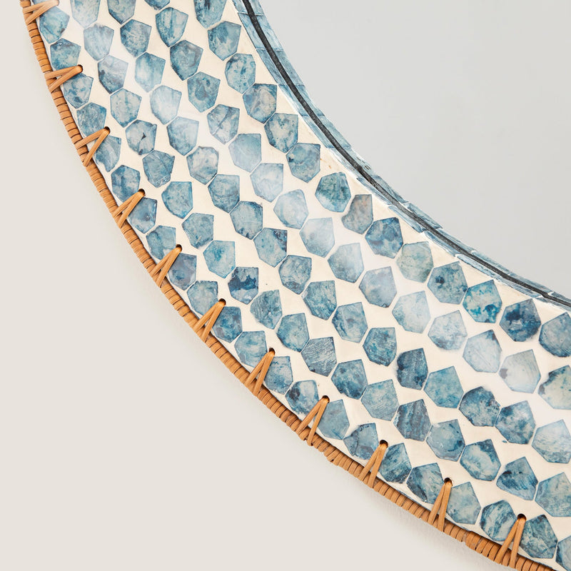 Chakra Hanoi Mirror 80 Cm White