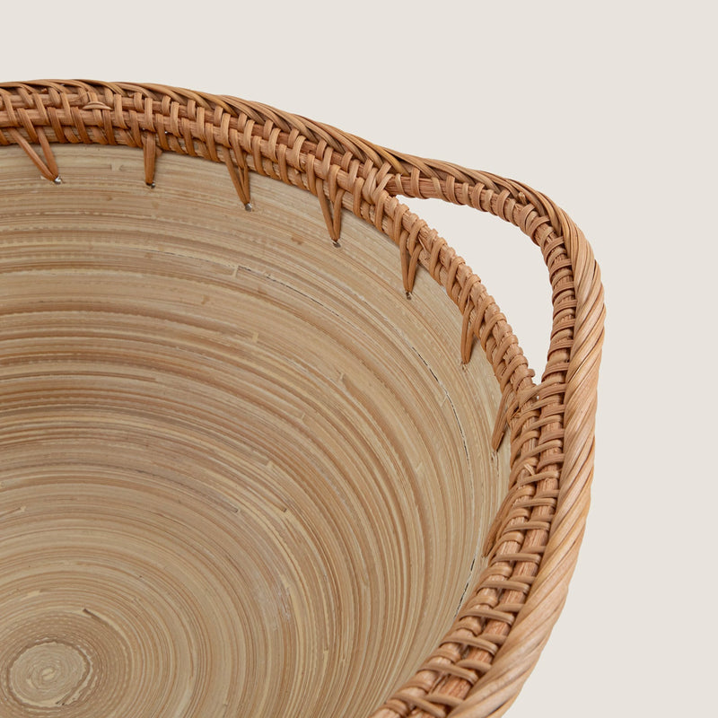 Chakra Hanoi Decorative Bowl White