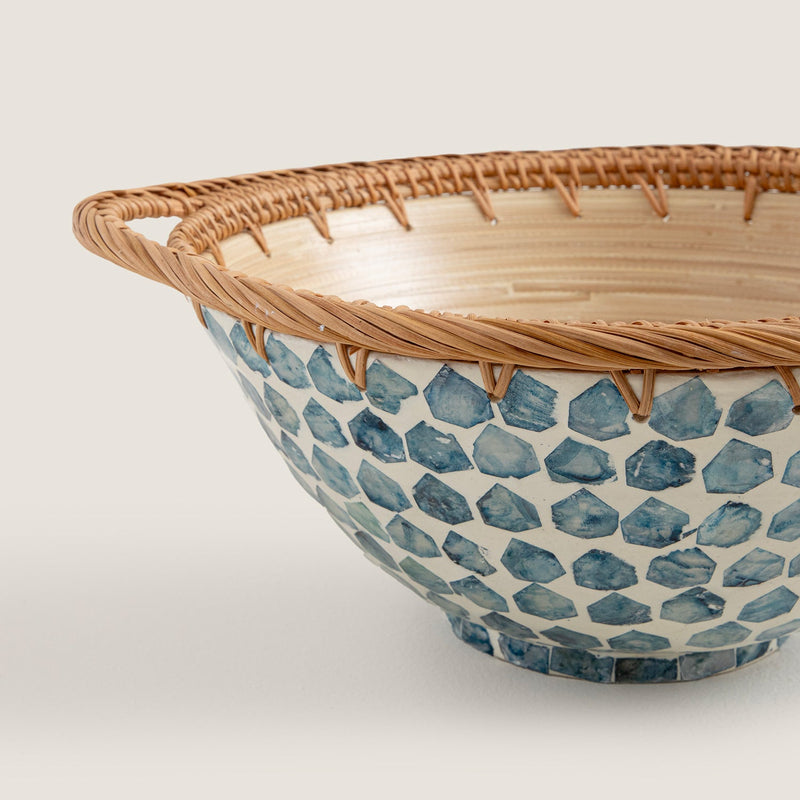 Chakra Hanoi Decorative Bowl White