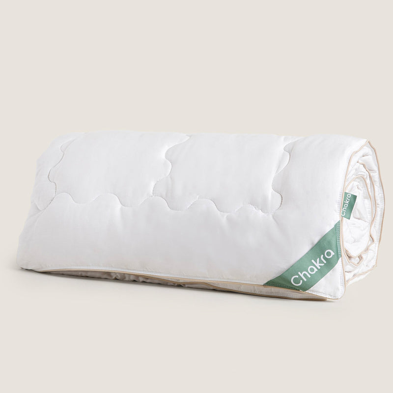 Chakra Kapok Quilt 215X225 White