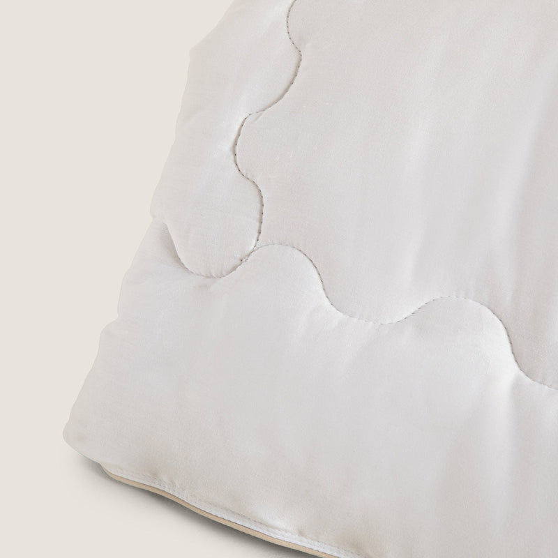 Chakra Kapok Quilt 215X225 White