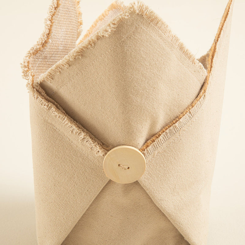 Chakra Button Pot Cover 24 Cm Natural