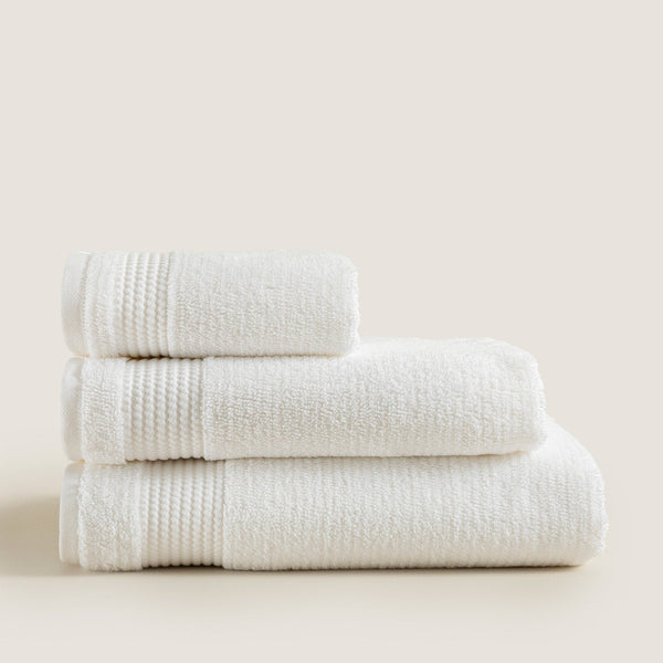 Chakra Eva Cotton Hand Towel 30X50 Cm White