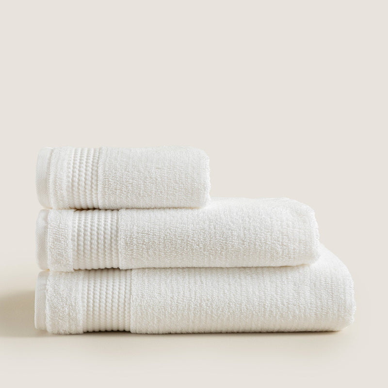 Chakra Eva Cotton Hand Towel 30X50 Cm White