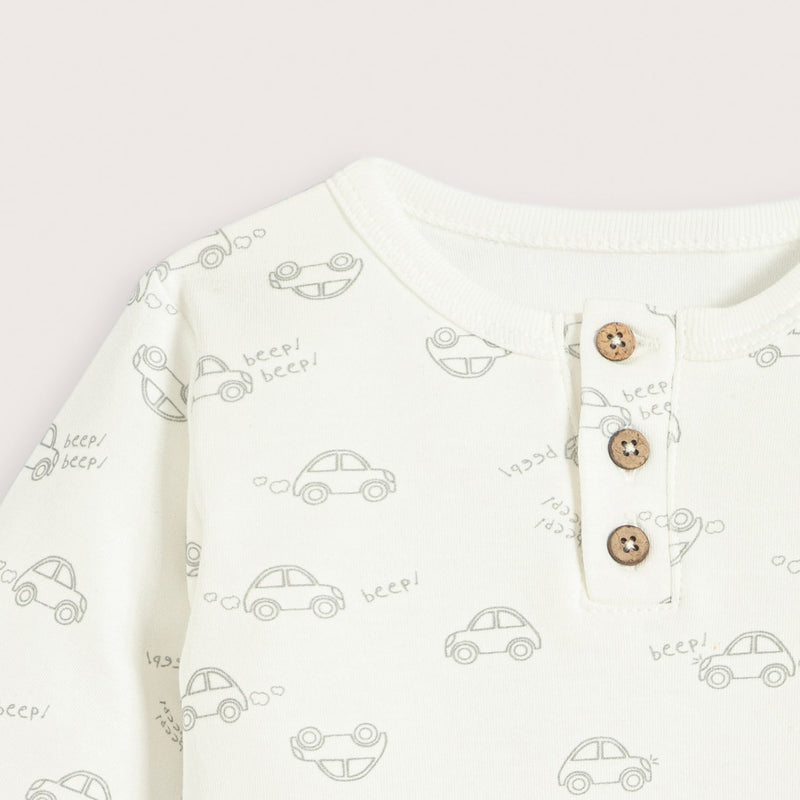 Chakra Little Driver Printed Body Ecru