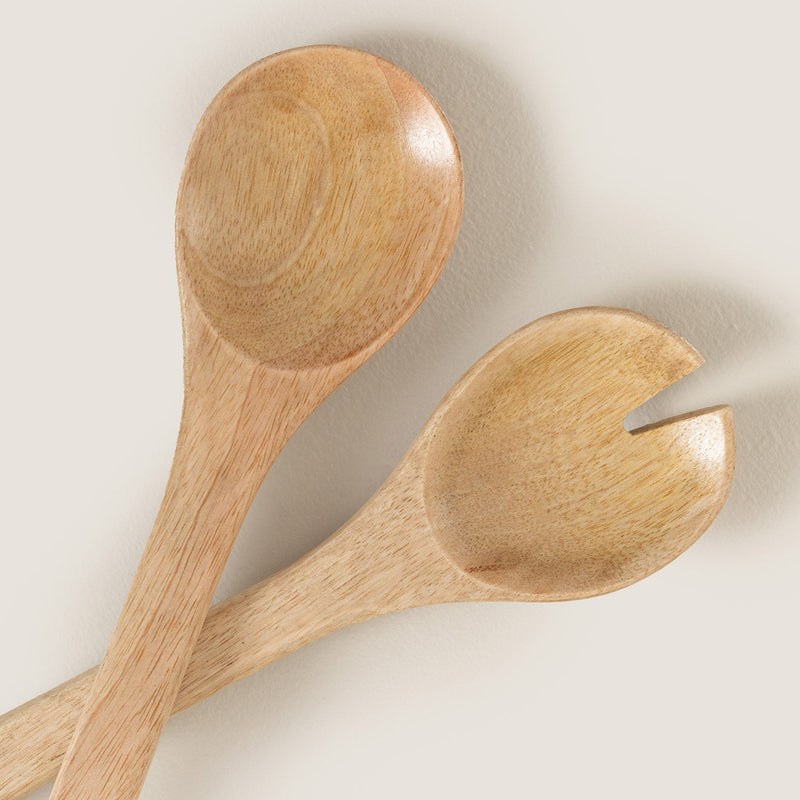Chakra Lorenza Salad Serving Set Beige