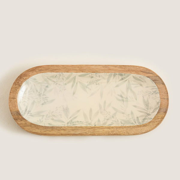 Chakra Lorenza Serving Plate 30X13 Cm Beige