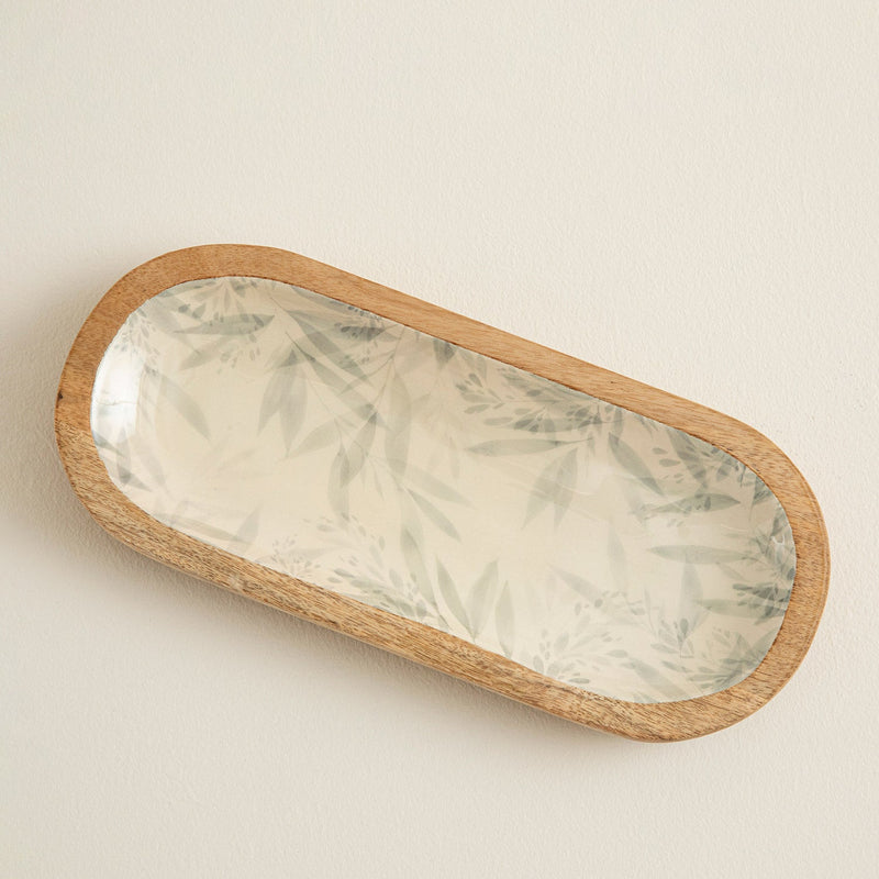 Chakra Lorenza Serving Plate 30X13 Cm Beige