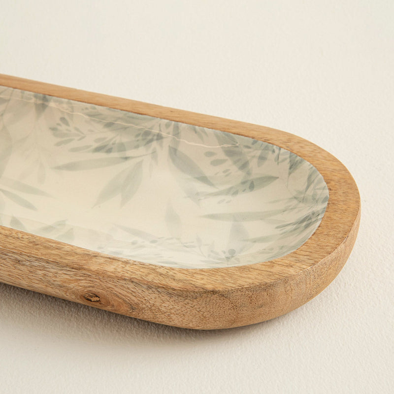 Chakra Lorenza Serving Plate 30X13 Cm Beige