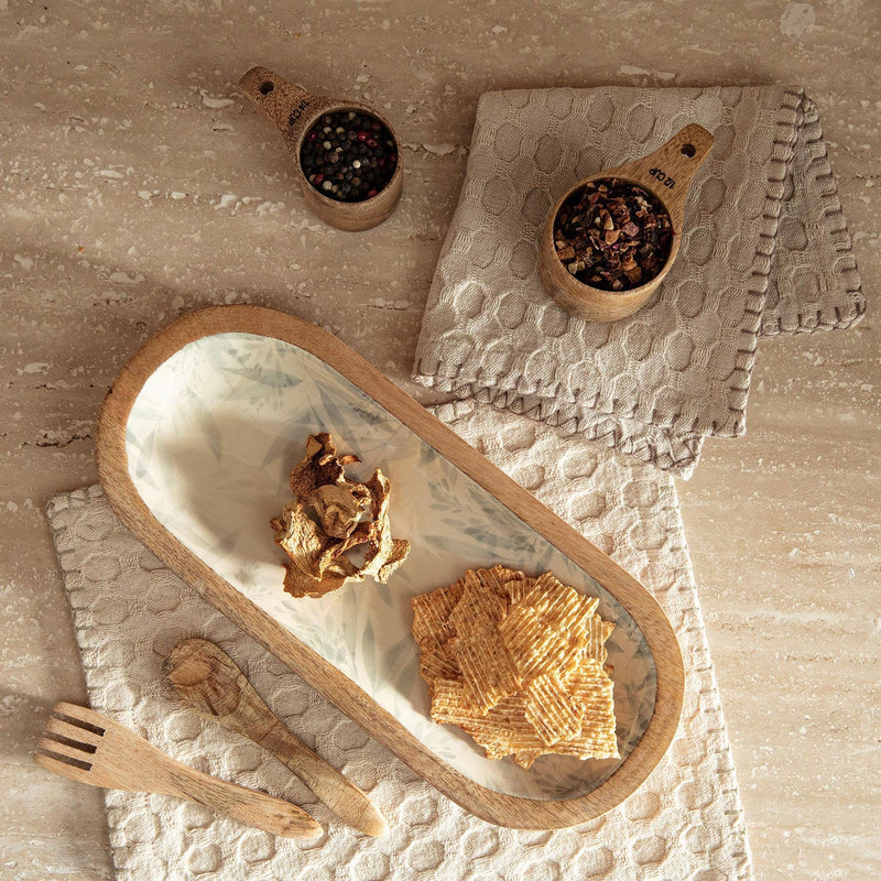 Chakra Lorenza Serving Plate 36X16,5 Cm Beige