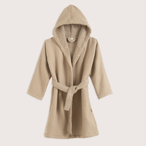 Chakra Little Basic Boy Bathrobe Khaki