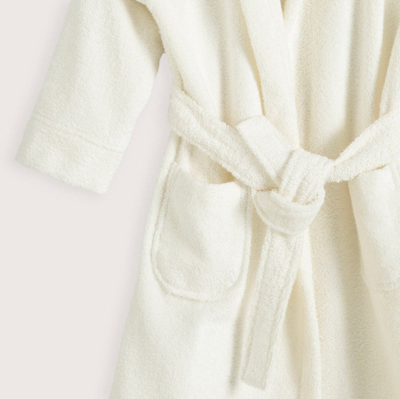 Chakra Fox Hoodie Bathrobe Vanilla