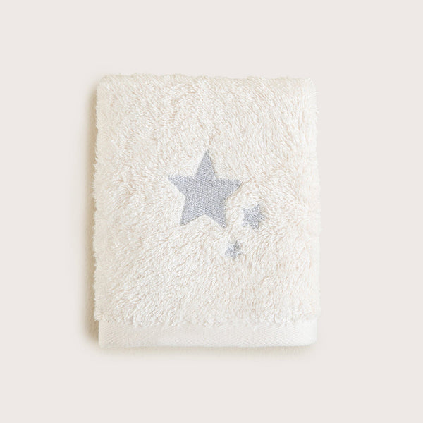 Chakra Littlestar Star Hand Towel Ecru