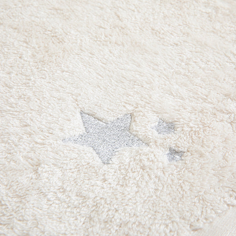 Chakra Littlestar Star Hand Towel Ecru