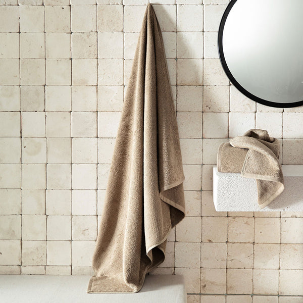 Chakra Carlin Towel 50X90 Cm Khaki